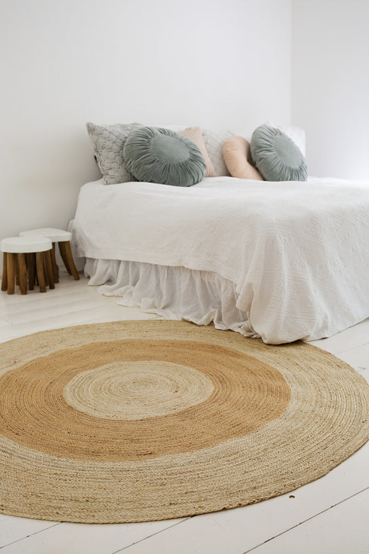 Jute vloerkleed