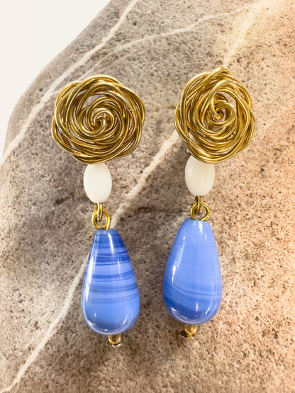 Oorbellen Lapis lazuli